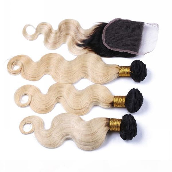 color 1b 613 two tone hair extensions with lace closure body wave hair with lace closure price ombre hair extensions, Black
color 1b 613 two tone hair extensions with lace closure body wave hair with lace closure price ombre hair extensions, Black