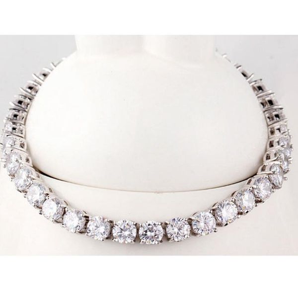 link, chain round cut prong setting tennis bracelet white gold plaped fashion womens christmas gift, Black
link, chain round cut prong setting tennis bracelet white gold plaped fashion womens christmas gift, Black