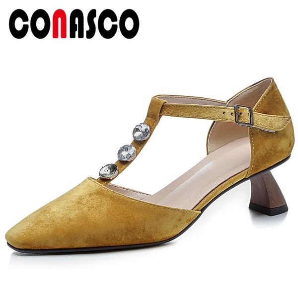 conasco woman pumps t-strap spring summer new fashion casual rhinestone high heels solid color buckle strap shoes woman, Black
conasco woman pumps t-strap spring summer new fashion casual rhinestone high heels solid color buckle strap shoes woman, Black