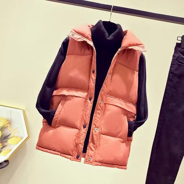 women's vests winter women vest 2021 fashion solid color outerwear buttons waistcoat casual warm jacket motorcycle, Black;white
women's vests winter women vest 2021 fashion solid color outerwear buttons waistcoat casual warm jacket motorcycle, Black;white