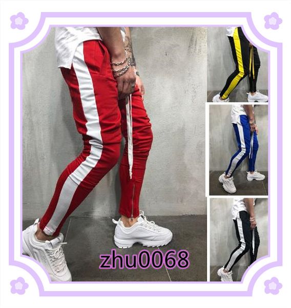 men pants hip hop sportswear fitness joggers trousers mens streetwear track pants gyms sweatpant with high quality, White;black
men pants hip hop sportswear fitness joggers trousers mens streetwear track pants gyms sweatpant with high quality, White;black