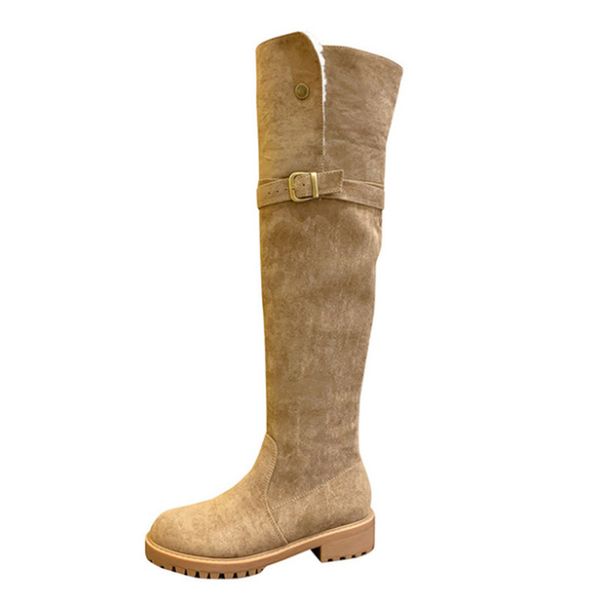 2021 new winter high-quality square jump equestrian womens fashion woolen snow boots women's shoes 6fw9, Black
2021 new winter high-quality square jump equestrian womens fashion woolen snow boots women's shoes 6fw9, Black