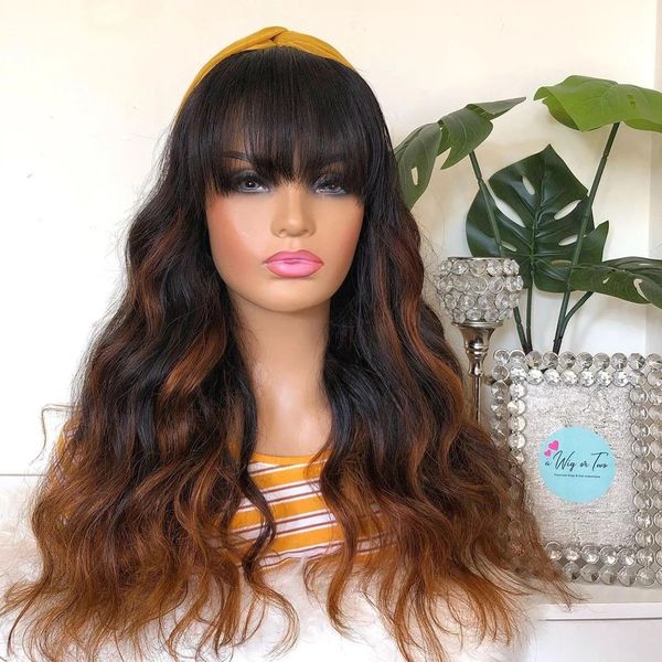 pre plucked highlight wavy 360 lace frontal human hair wigs with bangs 180density 13x4 fringe lace front wigs remy full lace wig, Black
pre plucked highlight wavy 360 lace frontal human hair wigs with bangs 180density 13x4 fringe lace front wigs remy full lace wig, Black