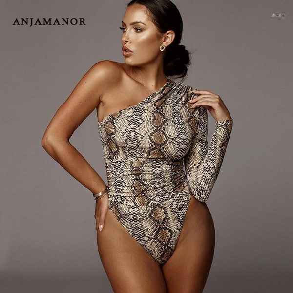women's jumpsuits & rompers anjamanor snake print slim backless one shoulder long sleeve bodysuit women piece body mujer club winter 2, Black;white
women's jumpsuits & rompers anjamanor snake print slim backless one shoulder long sleeve bodysuit women piece body mujer club winter 2, Black;white