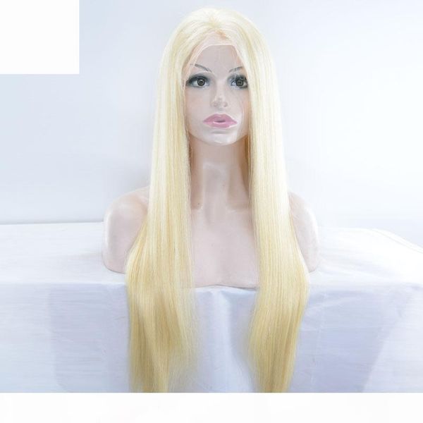 blonde human hair full lace wig with baby hair silky straight front lace wig blonde #613 parting, Black;brown
blonde human hair full lace wig with baby hair silky straight front lace wig blonde #613 parting, Black;brown