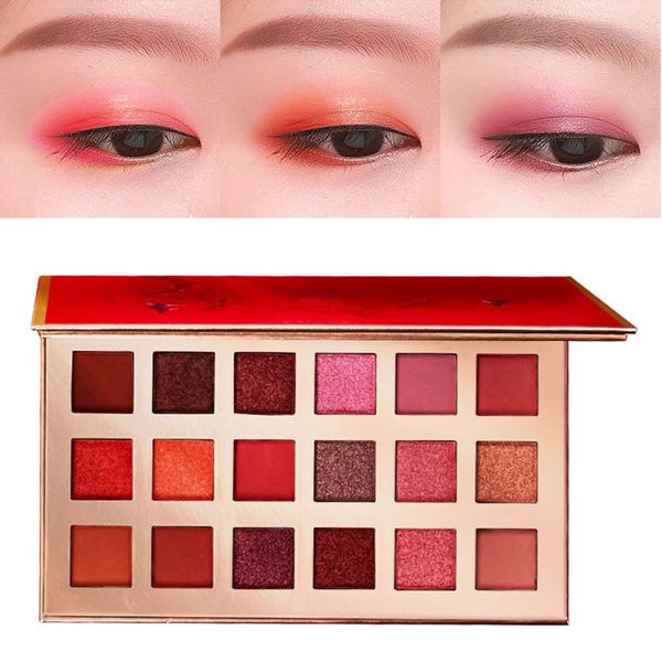 pigment eyeshadow 18-color glitter eyeshadow palette waterproof smudge-proof luminous matte eye shadow powder maquiagem n.w
pigment eyeshadow 18-color glitter eyeshadow palette waterproof smudge-proof luminous matte eye shadow powder maquiagem n.w