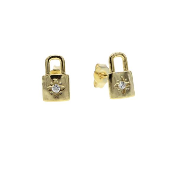 stud huggie lock earrings tiny gold color small for women girls jewelry, Golden;silver
stud huggie lock earrings tiny gold color small for women girls jewelry, Golden;silver