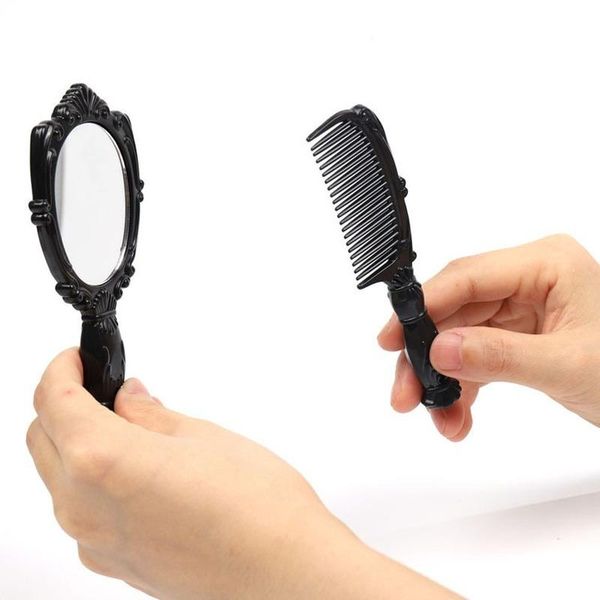 hair brushes blue zoo hairdressing and products with mini shunfa comb mirror black 2-piece set, Silver
hair brushes blue zoo hairdressing and products with mini shunfa comb mirror black 2-piece set, Silver