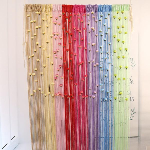 curtain & drapes door line rose flower shape window thread hanging vestibule string curtains tassel decoration home diy1
curtain & drapes door line rose flower shape window thread hanging vestibule string curtains tassel decoration home diy1