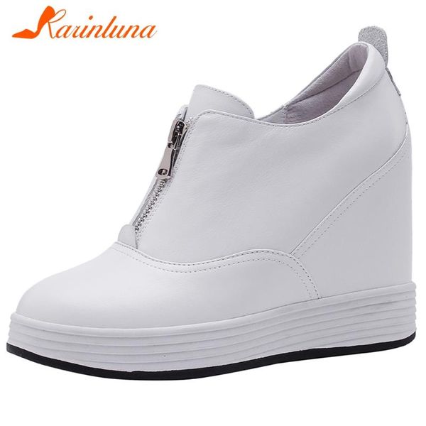 karin ladies zipper high heels pumps genuine leather platform pumps women spring new elegant height increasing shoes woman, Black
karin ladies zipper high heels pumps genuine leather platform pumps women spring new elegant height increasing shoes woman, Black