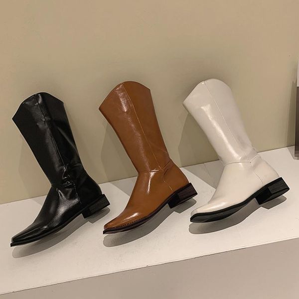 eoeodoit fashion leather calf boots low chunky heels autumn winter western booties side zip closure riding boot, Black
eoeodoit fashion leather calf boots low chunky heels autumn winter western booties side zip closure riding boot, Black