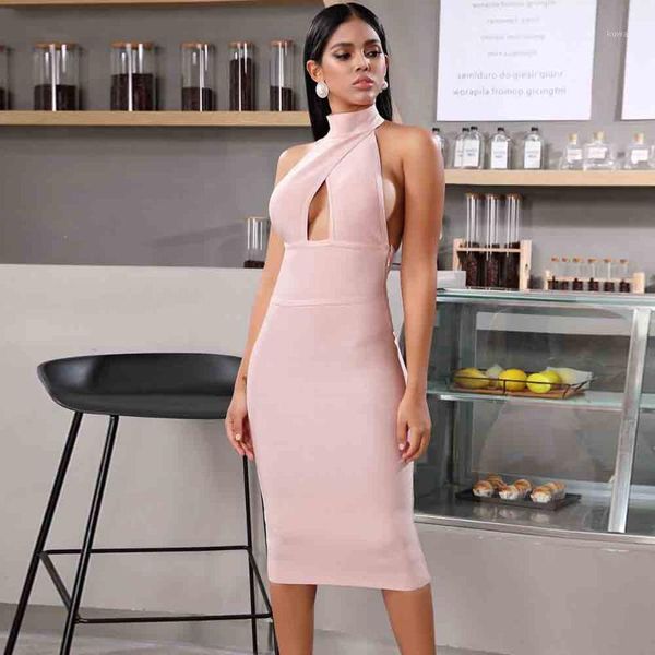 ocstrade 2020 new bandage dress hollow out halter bandage dress pink over knee boodycon celebrity evening club party1, Black;gray
ocstrade 2020 new bandage dress hollow out halter bandage dress pink over knee boodycon celebrity evening club party1, Black;gray