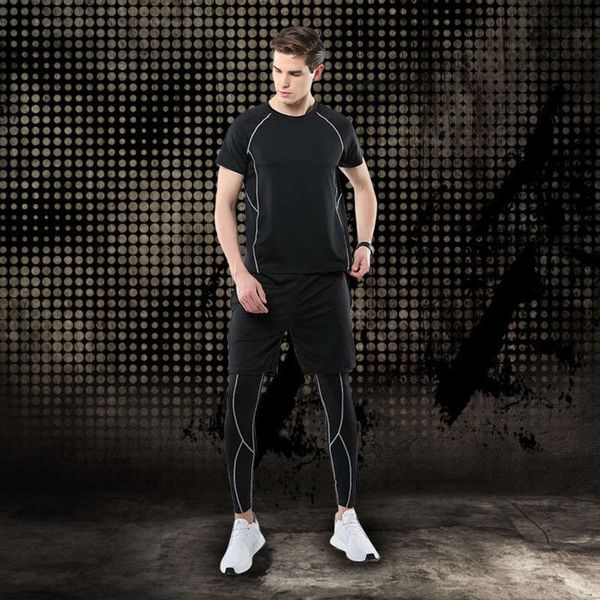 men's large fitness three piece new leisure sports running suit loose quick drying and breathable, Gray
men's large fitness three piece new leisure sports running suit loose quick drying and breathable, Gray