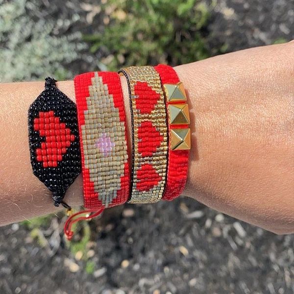 bluestar turkish eye bracelet for women chic heart pulseras mujer moda handmade femme armband jewelry, Black
bluestar turkish eye bracelet for women chic heart pulseras mujer moda handmade femme armband jewelry, Black