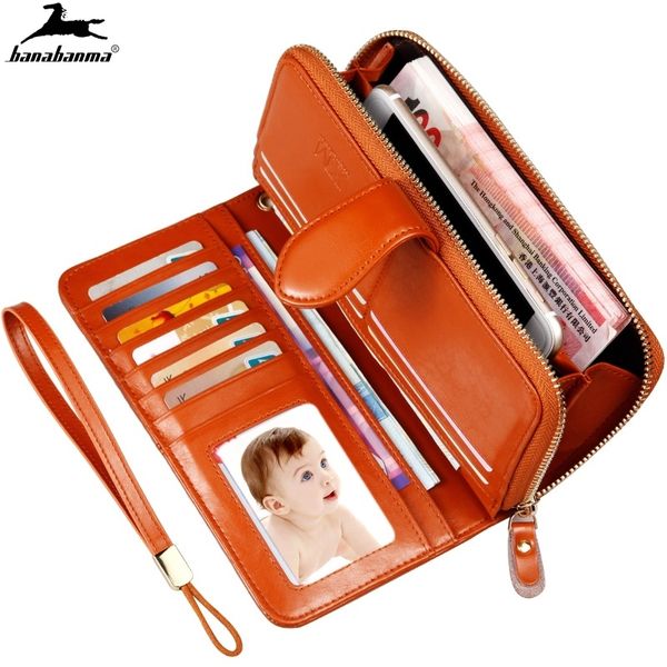 women's wallet carteira feminina oil wax skin women clutch zipper sac femme money bag compartment mujer female portfel damski
women's wallet carteira feminina oil wax skin women clutch zipper sac femme money bag compartment mujer female portfel damski