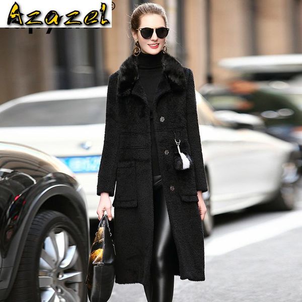 real fur coat collar 52% cashmere 33% wool jacket autumn winter coat women clothes 2020 korean vintage zt4019, Black
real fur coat collar 52% cashmere 33% wool jacket autumn winter coat women clothes 2020 korean vintage zt4019, Black