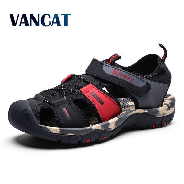 vancat 2020 summer new men soft sandals comfortable men summer water shoes sandals soft beach sandals men roman shoes sneakers t200420, Black
vancat 2020 summer new men soft sandals comfortable men summer water shoes sandals soft beach sandals men roman shoes sneakers t200420, Black