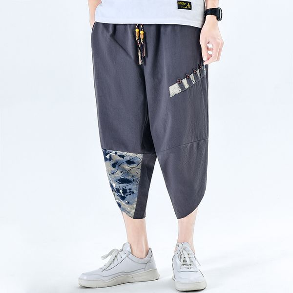streetwear 2020 men traditional style summer big size casual calf-length pants hip hop print patchwork loose male trousers
streetwear 2020 men traditional style summer big size casual calf-length pants hip hop print patchwork loose male trousers