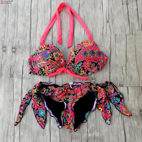 women red flowers bikini swimwear swimming girl push up swimsuit maillot de bain undenrwire cups bikinis1, White;black
women red flowers bikini swimwear swimming girl push up swimsuit maillot de bain undenrwire cups bikinis1, White;black