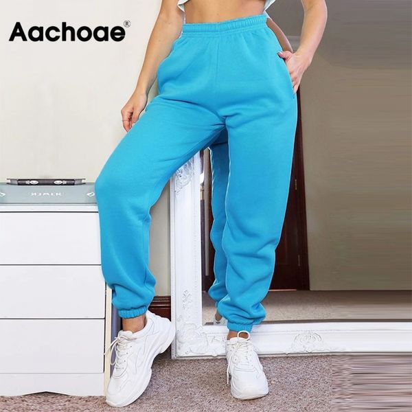 aachoae 2020 solid long pants women long length casual sweatpants elastic waist sports lady trousers office wear straight pants 1017, Black;white
aachoae 2020 solid long pants women long length casual sweatpants elastic waist sports lady trousers office wear straight pants 1017, Black;white