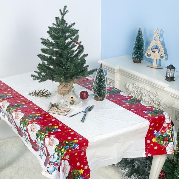 year rectangle santa claus tablecloth printed new new180*110cm pvc christmas dinner party table decorations #3
year rectangle santa claus tablecloth printed new new180*110cm pvc christmas dinner party table decorations #3