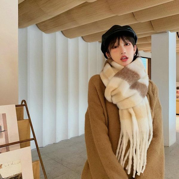new arrival comfortable thick soft cute striped scarf warm temperamental fresh simple vintage knit tassel shawl, Blue;gray
new arrival comfortable thick soft cute striped scarf warm temperamental fresh simple vintage knit tassel shawl, Blue;gray
