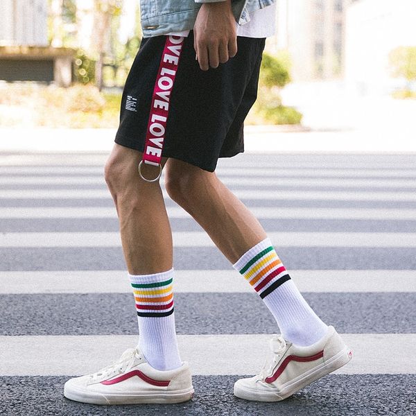 новые мужские осенью и winterversatile спортивного sockssocks абсорбента sockssweat и моды sockscotton радуги полосы мужского среднего т, Black
новые мужские осенью и winterversatile спортивного sockssocks абсорбента sockssweat и моды sockscotton радуги полосы мужского среднего т, Black
