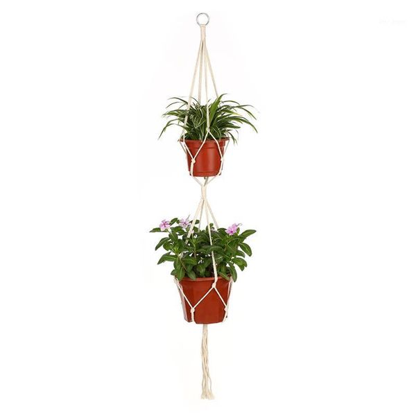 handmade macrame plant hanger flower pot hanger hanging planter basket cotton rope for wall decoration coutyard garden1
handmade macrame plant hanger flower pot hanger hanging planter basket cotton rope for wall decoration coutyard garden1