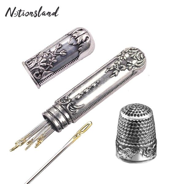 sewing notions & tools 24pcs big eye self threading needles with vintage needle case thimble stainless steel diy embroidery tool, Black
sewing notions & tools 24pcs big eye self threading needles with vintage needle case thimble stainless steel diy embroidery tool, Black