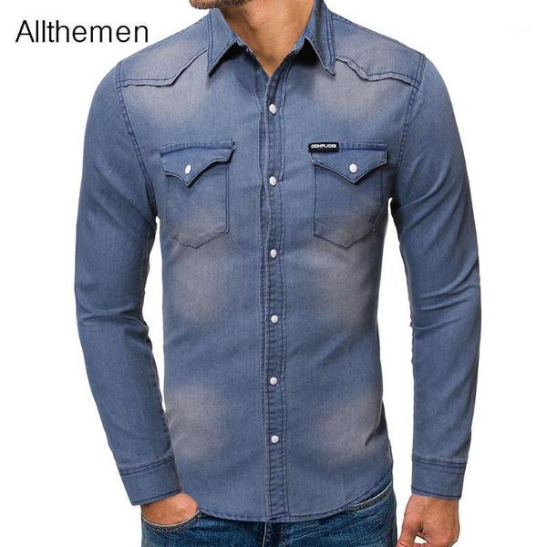 allthemen men's shirts solid long sleeved denim cowboy shirt men casual plus size cotton jeans cardigan men two-pocket, White;black
allthemen men's shirts solid long sleeved denim cowboy shirt men casual plus size cotton jeans cardigan men two-pocket, White;black