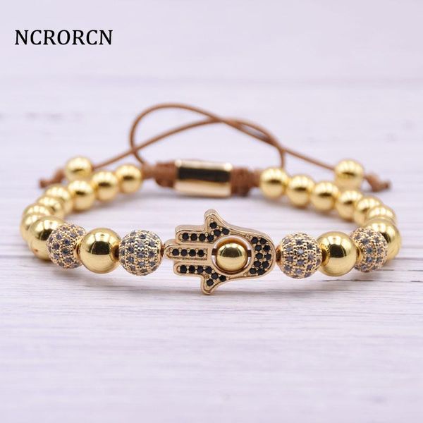 charm bracelets classical handmade braiding bracelet gold hip hop men pave cz zircon crown roman numeral luxury jewelry, Golden;silver
charm bracelets classical handmade braiding bracelet gold hip hop men pave cz zircon crown roman numeral luxury jewelry, Golden;silver