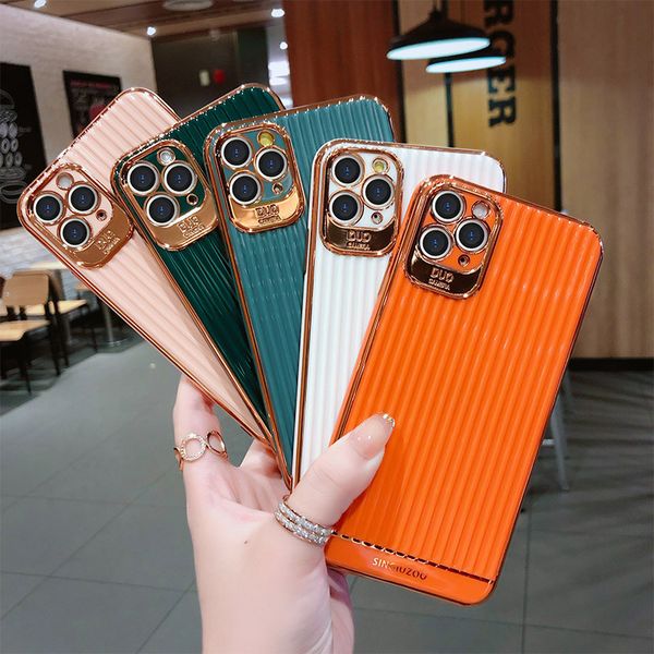 for iphone 11 pro max case luxury stripe electroplated gold plated silicone cases for iphone 7 8 plus xs xr x 11 se 2020 cover
for iphone 11 pro max case luxury stripe electroplated gold plated silicone cases for iphone 7 8 plus xs xr x 11 se 2020 cover