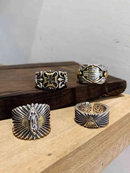band rings hip hop punk s925 sterling silver male domineering locomotive harley eye of god men's food
band rings hip hop punk s925 sterling silver male domineering locomotive harley eye of god men's food