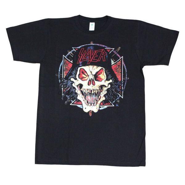 slayer hell skull men's t-shirt black sport hooded sweatshirt hoodie