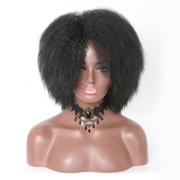 dhl shipping synthetic afro kinky curly short bobo wig simulation human hair wigs perruques de cheveux humains js9330, Black
dhl shipping synthetic afro kinky curly short bobo wig simulation human hair wigs perruques de cheveux humains js9330, Black