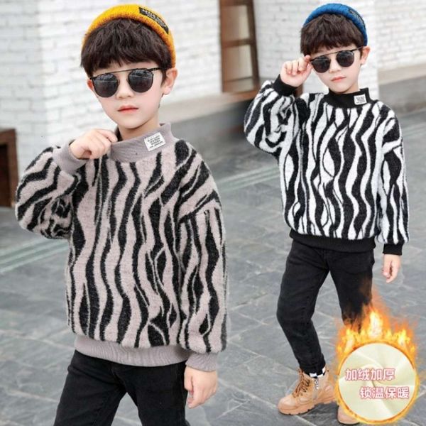 new boys' 2020 sweater children's autumn t-shirt imitation mink plush thickened round neck bottoming shirt winter wear, Blue
new boys' 2020 sweater children's autumn t-shirt imitation mink plush thickened round neck bottoming shirt winter wear, Blue