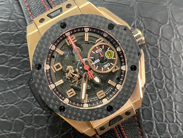 v6 new men's watch with a diameter of 48mmf1 car as inspiration design with 7750movement timing watch forged carbon dial sapphire mirro, Slivery;brown
v6 new men's watch with a diameter of 48mmf1 car as inspiration design with 7750movement timing watch forged carbon dial sapphire mirro, Slivery;brown