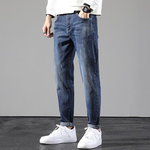 men's jeans romon 2021 autumn and winter thick trendy straight pants stretch fashion casual 6k132326, Blue
men's jeans romon 2021 autumn and winter thick trendy straight pants stretch fashion casual 6k132326, Blue