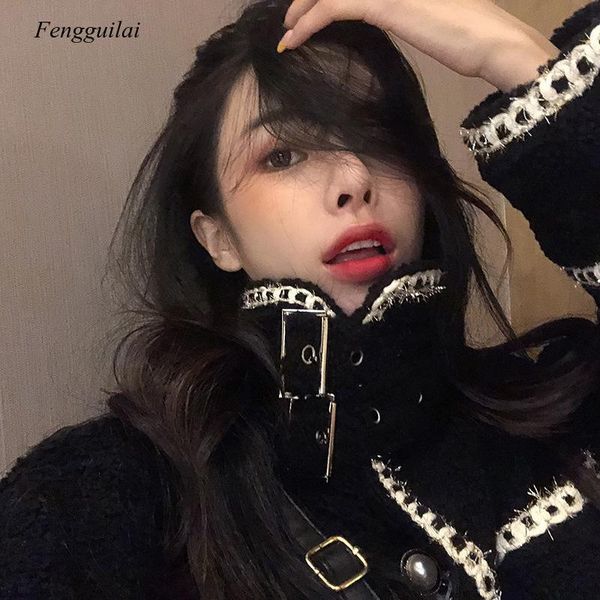 women's jackets 2021 autumn jacket women little fragrance style harajuku bechaqueta mujer veste femme streetwear, Black;brown
women's jackets 2021 autumn jacket women little fragrance style harajuku bechaqueta mujer veste femme streetwear, Black;brown