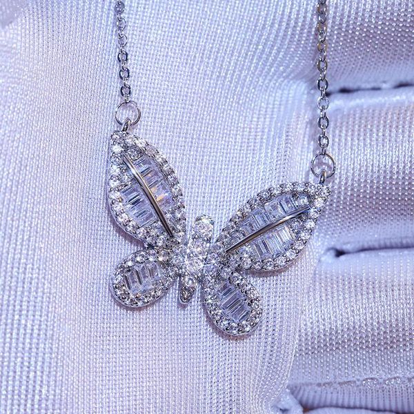 delicate jewelry 14k real gold butterfly pendant necklace for women cubic zircon luxury necklaces, Silver
delicate jewelry 14k real gold butterfly pendant necklace for women cubic zircon luxury necklaces, Silver