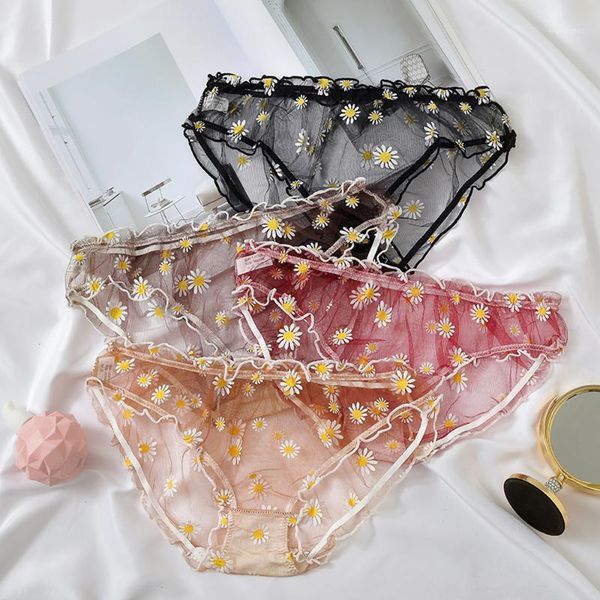 cute chrysanthemum print lace mesh panties women's underwear sweet transparent net yarn briefs temptation seamless thongs1, Black;pink
cute chrysanthemum print lace mesh panties women's underwear sweet transparent net yarn briefs temptation seamless thongs1, Black;pink