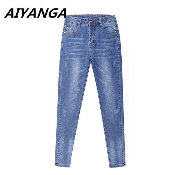 2021 new woman denim pencil pants streetwear stretchy jeans high waist pants women high waist jeans spring autumn 25-32, Blue
2021 new woman denim pencil pants streetwear stretchy jeans high waist pants women high waist jeans spring autumn 25-32, Blue