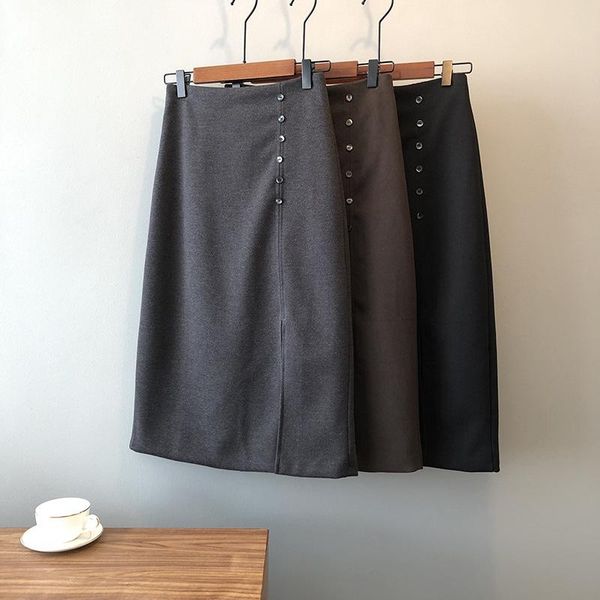 myzyqg woolen skirt women fall korean high waist vintage mid length a line skirts retro office club party casual clothes, Black
myzyqg woolen skirt women fall korean high waist vintage mid length a line skirts retro office club party casual clothes, Black