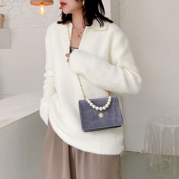 youth ladies simple versatile bag vintage suede pu leather women pearl handbags solid color messenger shoulder bag
youth ladies simple versatile bag vintage suede pu leather women pearl handbags solid color messenger shoulder bag