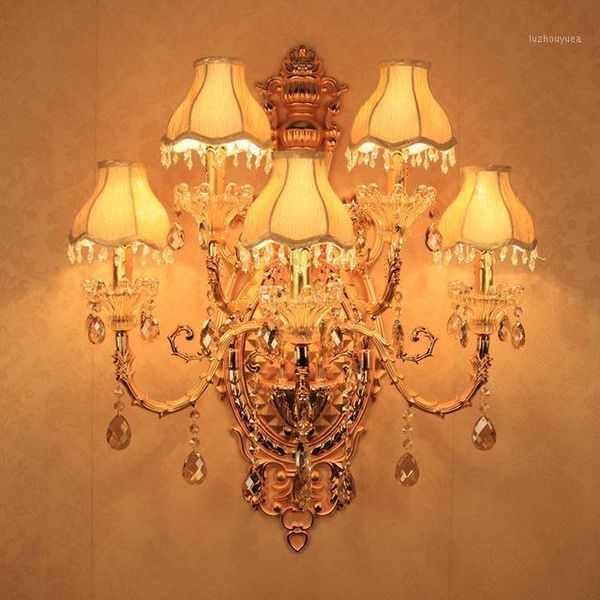 5 gold luxury crystal wall sconce light crystal lighting romantic fashion wall lamp lights with shade1
5 gold luxury crystal wall sconce light crystal lighting romantic fashion wall lamp lights with shade1