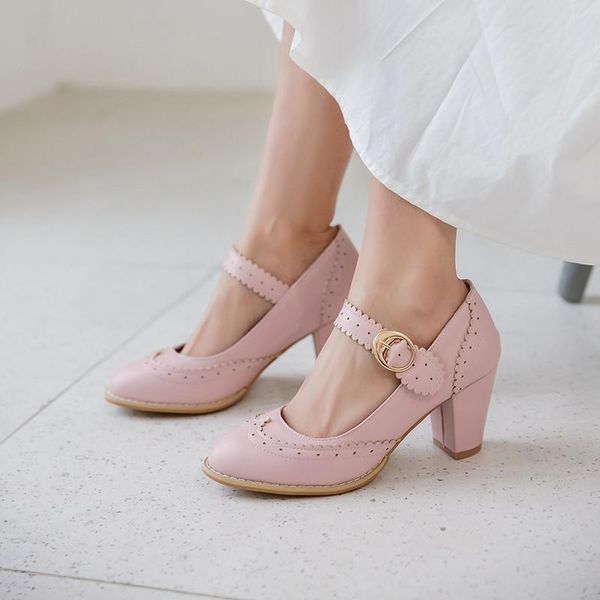 high heels women mary janes party shoes pumps 2020 spring pink shoes thick high heel round toe vintage ladies blue white, Black
high heels women mary janes party shoes pumps 2020 spring pink shoes thick high heel round toe vintage ladies blue white, Black