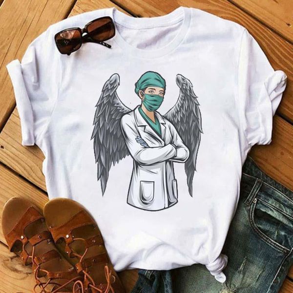 nurse crown t shirts women casual crown weeping angel tshirts harajuku 90s female thanksgiving t-shirts clothes, White
nurse crown t shirts women casual crown weeping angel tshirts harajuku 90s female thanksgiving t-shirts clothes, White