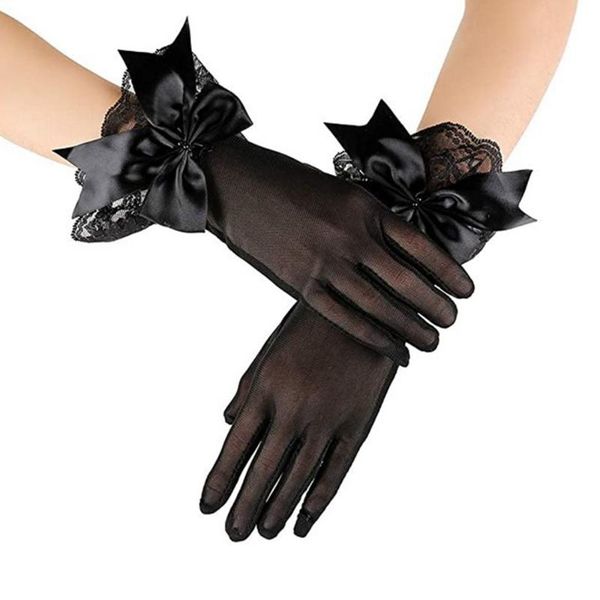 2021 new women lace mesh gloves ladies black white short wrist gloves bowknot decor bride glove party accessories, Blue;gray
2021 new women lace mesh gloves ladies black white short wrist gloves bowknot decor bride glove party accessories, Blue;gray