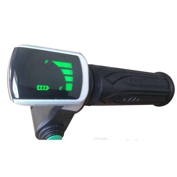 twist throttle rolling grips with led display&cruise switch accelerator for electric bike scooter with batterylevel indicator tricycle
twist throttle rolling grips with led display&cruise switch accelerator for electric bike scooter with batterylevel indicator tricycle