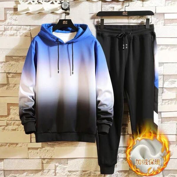 shang sweater men's winter velvet thickening hooded handsome men's clothing 2021 new sports leisure suit1, Gray
shang sweater men's winter velvet thickening hooded handsome men's clothing 2021 new sports leisure suit1, Gray
